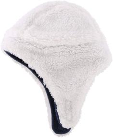 img 1 attached to 🧢 Winter Toddler Earflaps Boys' Accessories for Hats & Caps by Home Prefer