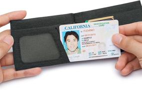 img 3 attached to Slim Mens Wallets RFID Minimalist