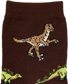 img 2 attached to Dino Triple Treat Socks for 🦖 Little Boys: Jefferies 3-7 Pack of 3