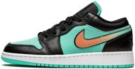 👟 nike jordan 1 low tropical twist grade school kids gs cv9844-301: the perfect sneakers for young style enthusiasts logo