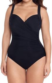 img 3 attached to Miraclesuit Swimwear Sanibel Underwire Swimsuit