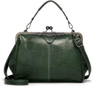 vintage leather evening satchel handbags for women - handbags & wallets, totes included logo