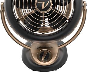 img 2 attached to 🌬️ Gunmetal Vornado VFAN Alchemy Vintage Fan - Elevating Classic Style