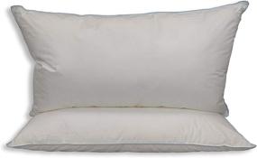 img 4 attached to 🛏️ Premium King Size Pillows: 2-Pack, Similar to Holiday Inn Soft Blue Cord Bed Pillows