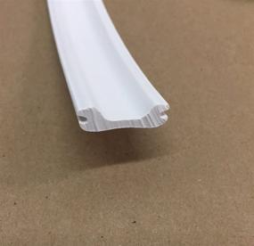 img 1 attached to 🚐 White RV Camper Trailer Flexible Screw Cover 0.75" x 24 Feet - Automotive Authority LLC Thick Vinyl Insert Trim Mold (24 ft, White)