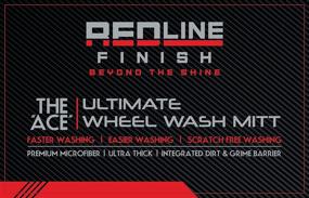 img 1 attached to ACE Ultimate Microfiber Wheel Wash Mitt in Redline Finish