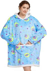 img 4 attached to Lushforest Wearable Blanket Oversized Sweatshirt Bedding