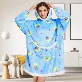 img 2 attached to Lushforest Wearable Blanket Oversized Sweatshirt Bedding