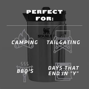 img 2 attached to ☕️ 32oz Stanley Adventure All-in-One Boil + Brewer French Press Coffee Maker - BPA Free Campfire Coffee Pot Warms Tea or Soup - Ideal for Camping and Travel - Dishwasher Safe