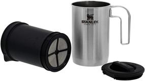 img 4 attached to ☕️ 32oz Stanley Adventure All-in-One Boil + Brewer French Press Coffee Maker - BPA Free Campfire Coffee Pot Warms Tea or Soup - Ideal for Camping and Travel - Dishwasher Safe