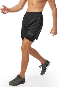 img 1 attached to VAYAGER Workout Training Shorts – Optimized for Running