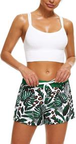 img 1 attached to 🩱 Ninovino Women's Swim Shorts with Drawstring - Ideal Women's Swimwear Bottoms & Cover Ups