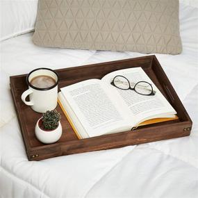 img 3 attached to 🍽️ Versatile Ottoman Serving Trays: Stylish Coffee Table Addition