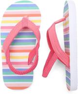 tombik rainbow girls' shoes: toddler sandals slides logo