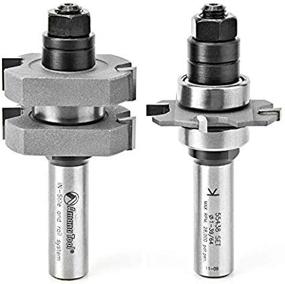 img 1 attached to Amana Tool Adjustable Carbide Straight Router Bit