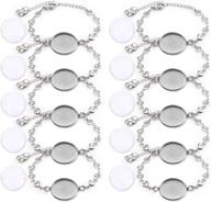 📿 obsede bracelet making kit: 10pcs bracelets + cabochons for jewelry making & beading logo