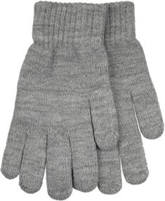 img 1 attached to 🧤 Gelante Winter Knitted Stretch 2096G: 6Pairs SolidBlack Men's Accessories Gloves & Mittens