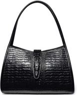 👜 pijushi women's brown designer shoulder handbags – handbags and wallets set logo