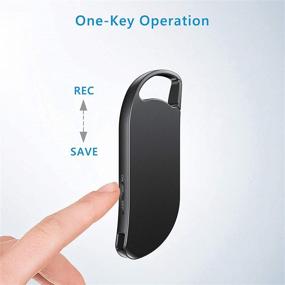 img 2 attached to 🎙️ Vandlion Voice Activated Recorder - 32GB Keychain Audio Recorder with Triple Noise Reduction for Lectures, Interviews, Meetings, and More