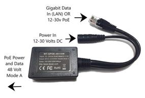 img 2 attached to 🔌 PoE Texas GPOE-48v10w: Power over Ethernet Inline Converter for 12V and Solar to PoE Conversions - Efficiently Step Up Voltage to IEEE 802.3af