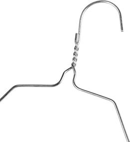 img 1 attached to 👕 SPECILITE Metal Wire Hangers, Set of 100 - 16 inch, 12 Gauge Bulk Clothes Hangers for Standard Adult Size