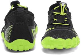 img 3 attached to Lightweight Comfort Walking Athletic Blue Green 35 Boys' Shoes for Outdoor