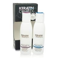 🧴 keratin complex color care travel set: keratin shampoo and conditioner (3 oz each) logo