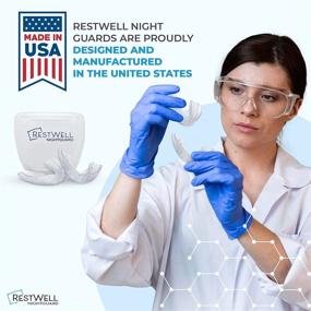 img 1 attached to Restwell Dental Nightguard – Teeth Grinding & TMJ Relief, Bruxing Night Guard: Anti Grinding Teeth Protector (2 Pack)