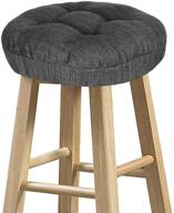 baibu stool covers cushion gray black logo