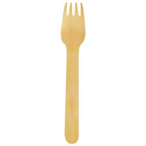 img 3 attached to 🍴 100-Pack of 6-Inch All-Natural Wooden Compostable Forks by Perfect Stix – Disposable Eco-Friendly Cutlery