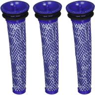 🔍 extolife 3 pack filter replacements for dyson v6, v7, v8, dc58, dc59 vacuum - part # 965661-01 логотип