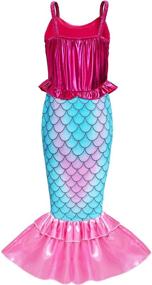 img 3 attached to 🧜 Enchanting FUNNA Mermaid Costume: Must-Have Princess Accessories