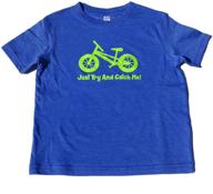 🚲 zippyrooz pedal bike tee shirt for toddler & little kids - try and catch me if you can! logo