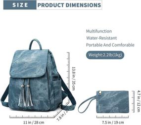 img 2 attached to Lohol Fashion Backpack Multipurpose Shoulder