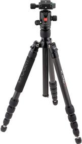img 4 attached to Oben CT-3565 Carbon Fiber Tripod with BZ-217T Triple-Action Ball Head: Unbeatable Stability and Versatility!