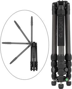 img 1 attached to Oben CT-3565 Carbon Fiber Tripod with BZ-217T Triple-Action Ball Head: Unbeatable Stability and Versatility!