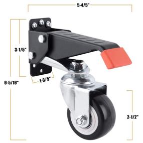 img 2 attached to 🔧 Retractable Workbench Caster Kit – SPACEKEEPER