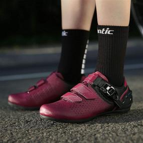 img 1 attached to 🚴 Santic Women's Indoor Cycling Shoes – Optimal Comfort for Women Cyclists