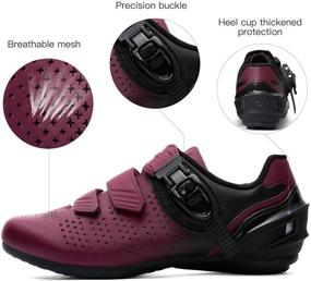 img 3 attached to 🚴 Santic Women's Indoor Cycling Shoes – Optimal Comfort for Women Cyclists