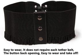 img 1 attached to Hello My Life Apparel Elastic Women's Accessories for Belts