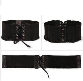 img 2 attached to Hello My Life Apparel Elastic Women's Accessories for Belts