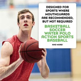 img 2 attached to 🏀 SISU Sports Mouthguard: Ultimate Minimalist Stocking Stuffer for Basketball, Soccer, Baseball – Custom Fit for Youth and Adults