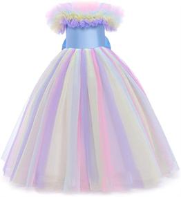 img 3 attached to 👑 Stylish Princess Pageant Dresses for Wedding Bridesmaids and Girls' Clothing