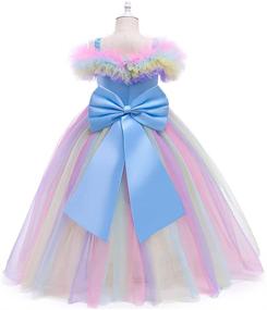img 1 attached to 👑 Stylish Princess Pageant Dresses for Wedding Bridesmaids and Girls' Clothing