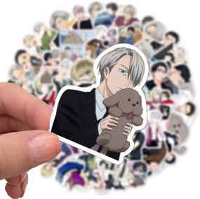img 3 attached to Yuri!!! On ICE Waterproof Laptop Stickers Skateboard Snowboard Car Bicycle Luggage Decal 50Pcs Pack (Yuri!!! On ICE)