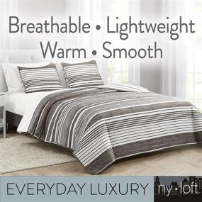 img 1 attached to Breathable All Season Lightweight Bedspread Collection Bedding and Quilts & Sets