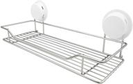 suction cup shower organizer - yifiny large capacity shower shelf, stainless steel wall mounted basket for bathroom & kitchen - no-drilling solution logo