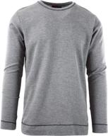 👕 mens long sleeve thermal waffle pattern crew neck shirts in various colors - choiceapparel logo