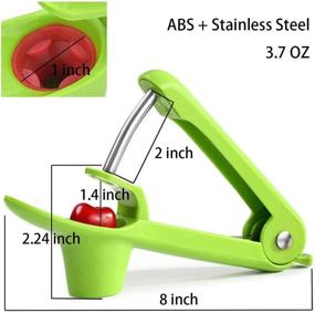 img 3 attached to 🍒 Efficient Portable Cherry Pitter Tool: Multipurpose Fruit Corer and Remover for Cherries and Olives