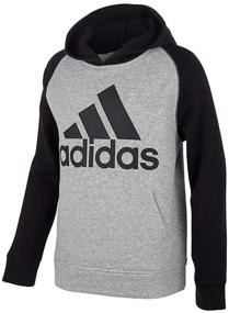 img 1 attached to 👕 Свитшот Adidas Little Pullover Heather: лучшая активная одежда для мальчиков
